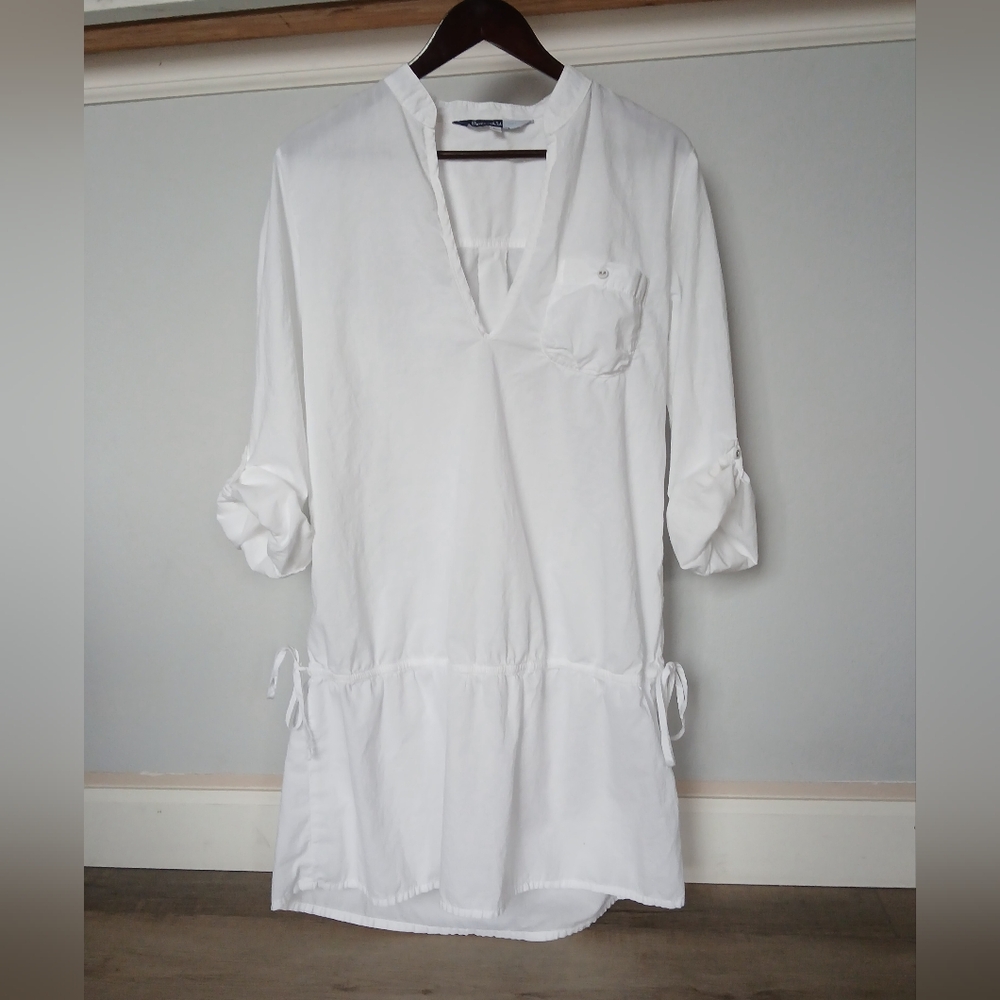 Splendid Swim Cover Up White dress. Size L